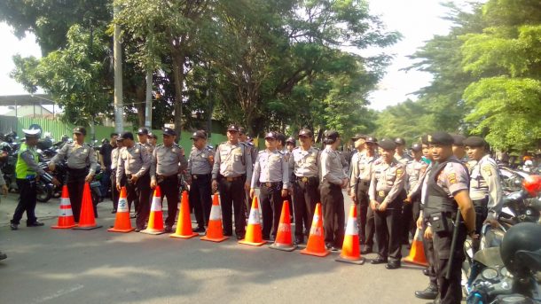 KPUD Gelar Pleno Pilgub Lampung, Jalan Depan Hotel Novotel Ditutup Sementara