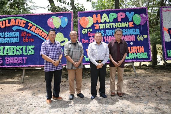 Wakil Gubernur Bachtiar Basri Silaturahmi dengan Bupati Pertama Lampung Barat HS Umpusinga