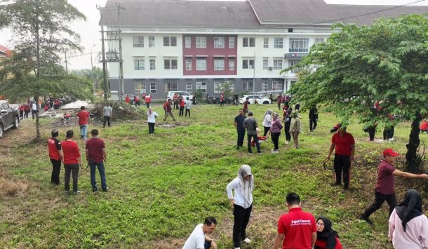 Jelang Kapolri Cup 2024, Pemkab Lampung Selatan Bersihkan Kawasan GWH